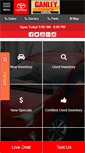 Mobile Screenshot of ganleytoyota.com